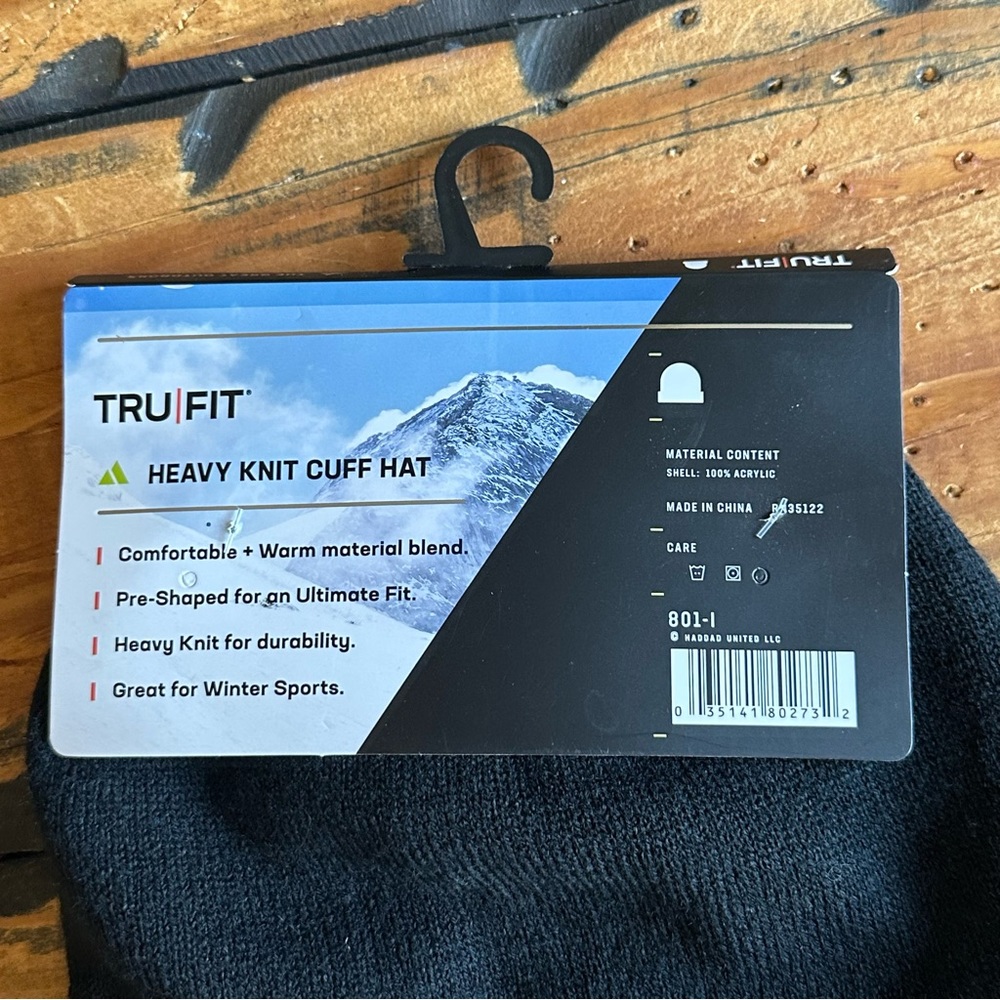 NWT True Fit heavy knit beanie! - Picture 2 of 5
